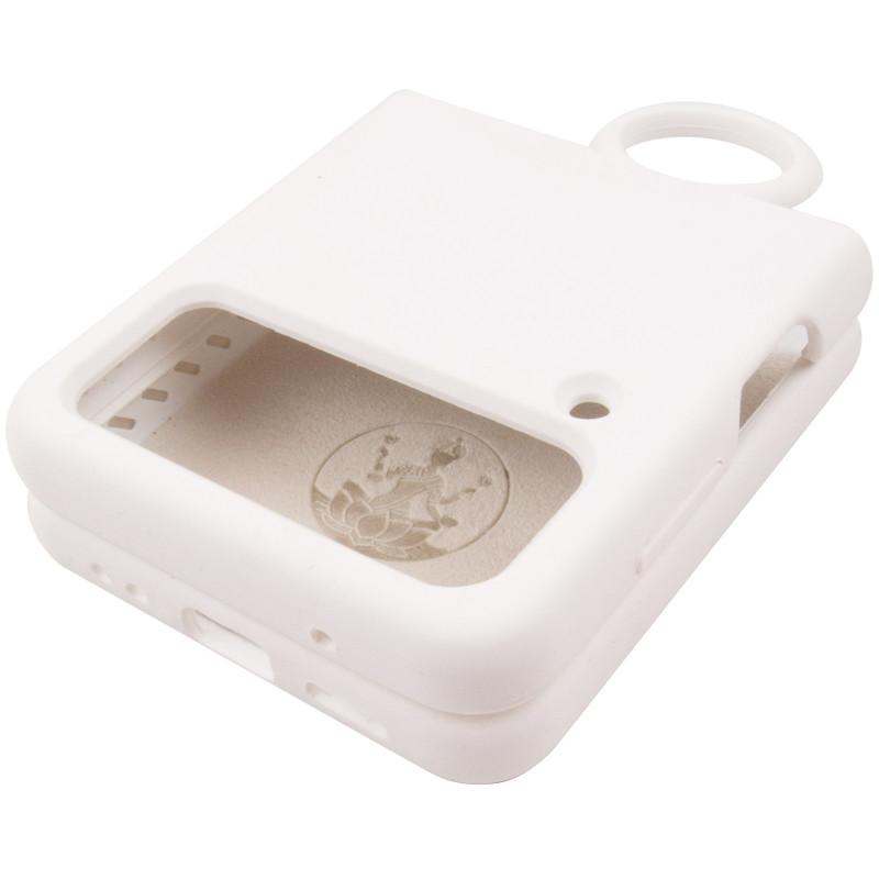 Чохол Foldables Silicone Cover Lakshmi (AAA) на Samsung Galaxy Z Flip4 (Білий / White) в магазині vchehle.ua