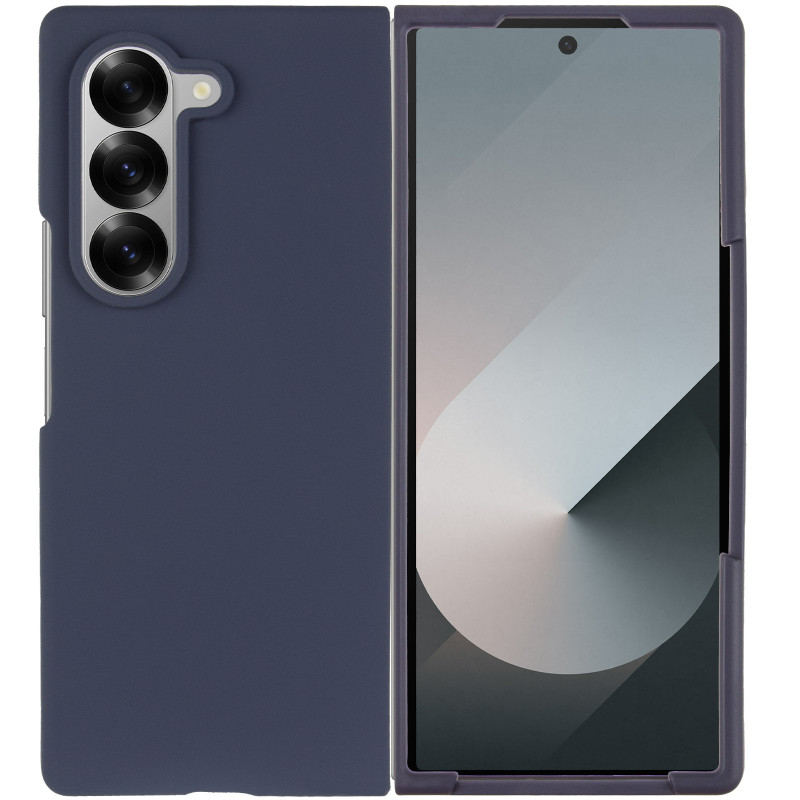 Фото Чохол Foldables Silicone Cover Lakshmi (AAA) на Samsung Galaxy Z Fold5 (Темно-синій / Midnight blue) на vchehle.ua