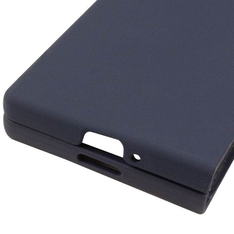 Купити Чохол Foldables Silicone Cover Lakshmi (AAA) на Samsung Galaxy Z Fold5 (Темно-синій / Midnight blue) на vchehle.ua