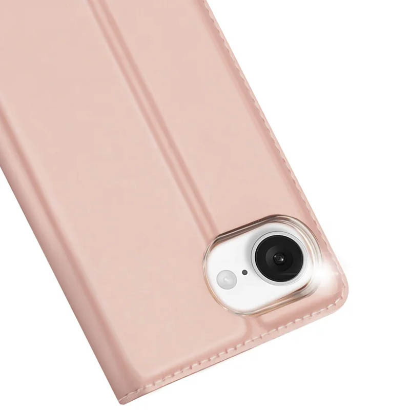 Фото Чехол-книжка Dux Ducis с карманом для визиток для Apple iPhone 16e / 17e (6.1") (Rose Gold) в магазине vchehle.ua