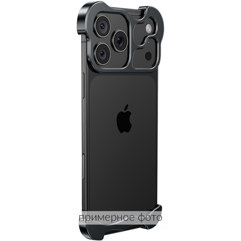 Чехол Minimalist Metal Bumper для Apple iPhone 17 Air (6.5") (Black)