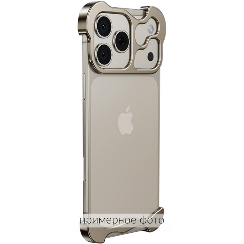 Чехол Minimalist Metal Bumper для Apple iPhone 17 Air (6.5") (Titanium Gray)