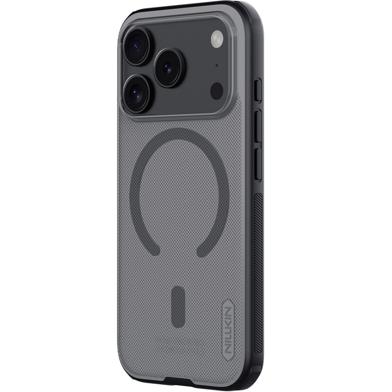 Фото Чехол Nillkin Matte Magnetic Pro для Apple iPhone 17 Pro (6.3") (Transparent black) на vchehle.ua