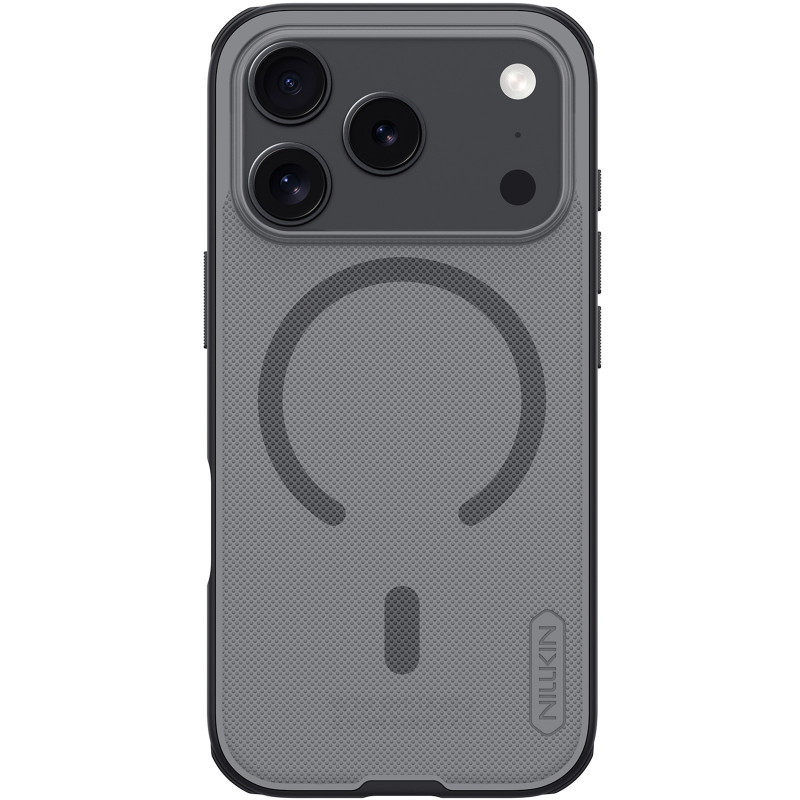 Чехол Nillkin Matte Magnetic Pro для Apple iPhone 17 Pro (6.3") (Transparent black) в магазине vchehle.ua
