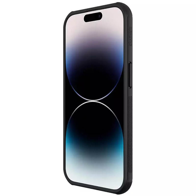Фото Чохол Nillkin Matte Pro з лого на Apple iPhone 14 Pro Max (6.7") (Чорний) в маназині vchehle.ua
