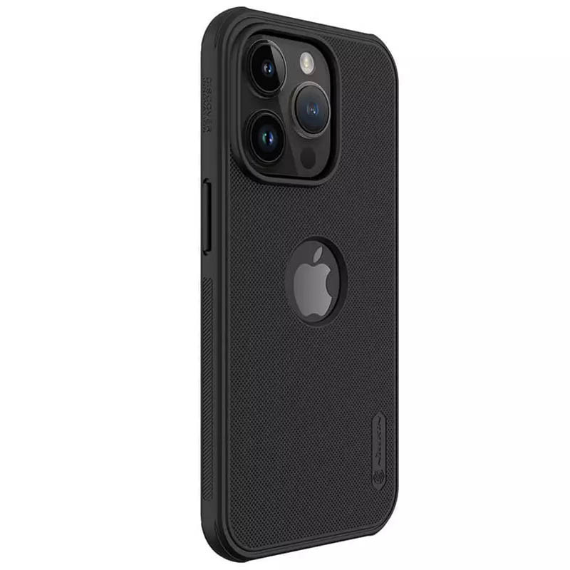Чохол Nillkin Matte Pro з лого на Apple iPhone 14 Pro Max (6.7") (Чорний) в магазині vchehle.ua