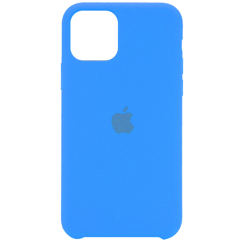 Чохол Silicone Case (AA) на Apple iPhone 11 Pro Max (6.5") (Блакитний / Blue)