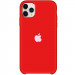 Чохол Silicone Case (AA) на Apple iPhone 11 Pro Max (6.5") (Червоний / Dark Red)