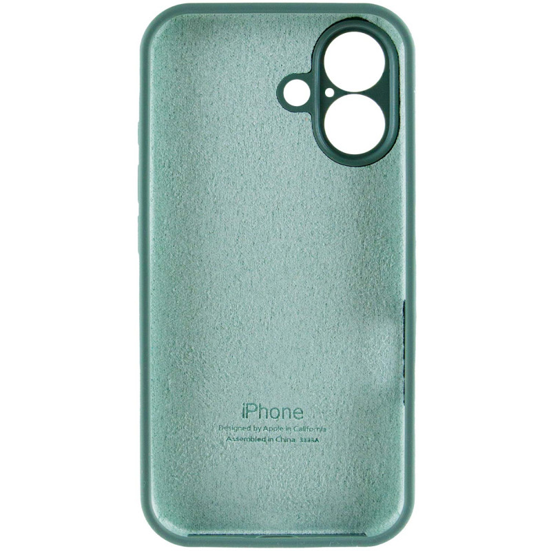 Замовити Чохол Silk Full Camera Protective (AA) на Apple iPhone 16 (6.1") (Зелений / Pine green) на vchehle.ua