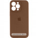 Чехол Silicone Case Full Camera Protective (AA) для Apple iPhone 17 Pro Max (6.9") (Коричневый / Brown)