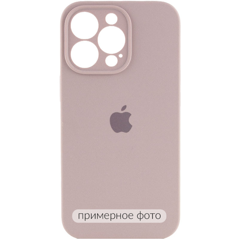 Чехол Silicone Case Full Camera Protective (AA) для Apple iPhone 17 Pro Max (6.9") (Серый / Lavender)