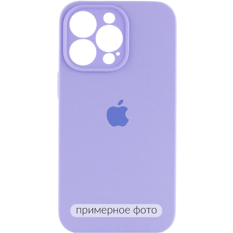 Чехол Silicone Case Full Camera Protective (AA) для Apple iPhone 17 Pro Max (6.9") (Сиреневый / Dasheen)