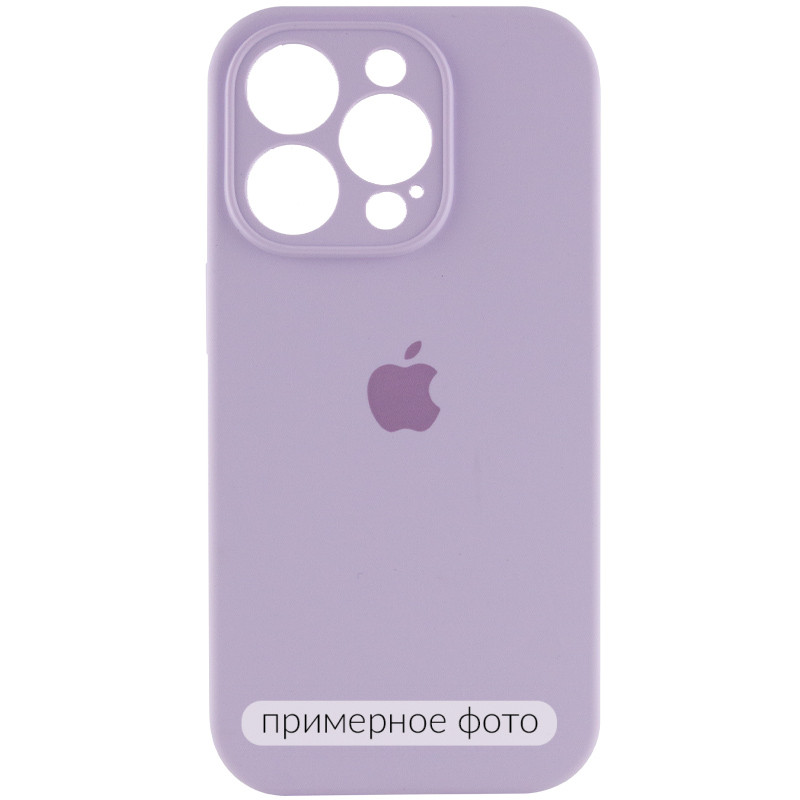 Чехол Silicone Case Full Camera Protective (AA) для Apple iPhone 17 Pro Max (6.9") (Сиреневый / Lilac)