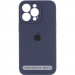 Чехол Silicone Case Full Camera Protective (AA) для Apple iPhone 17 Pro Max (6.9") (Темно-синий / Midnight blue)