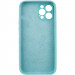 Чохол Silk Full Camera Protective (AA) NO LOGO на Apple iPhone 12 Pro (6.1") (Бірюзовий / Marine Green) в магазині vchehle.ua
