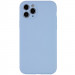 Чохол Silk Full Camera Protective (AA) NO LOGO на Apple iPhone 12 Pro (6.1") (Голубий / Lilac Blue)