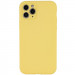 Чохол Silk Full Camera Protective (AA) NO LOGO на Apple iPhone 12 Pro Max (6.7") (Жовтий / Yellow)