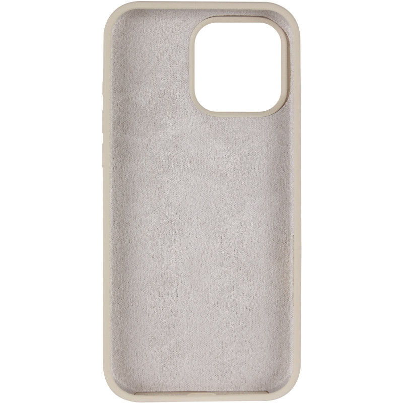 Фото Чехол Silicone Case Full Protective (AA) для Apple iPhone 14 Pro Max (6.7") (Бежевый / Antique White) в магазине vchehle.ua