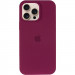 Фото Чехол Silicone Case Full Protective (AA) для Apple iPhone 14 Pro Max (6.7") (Бордовый / Maroon) на vchehle.ua