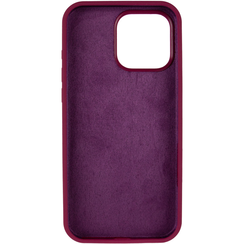 Фото Чехол Silicone Case Full Protective (AA) для Apple iPhone 14 Pro Max (6.7") (Бордовый / Maroon) в магазине vchehle.ua