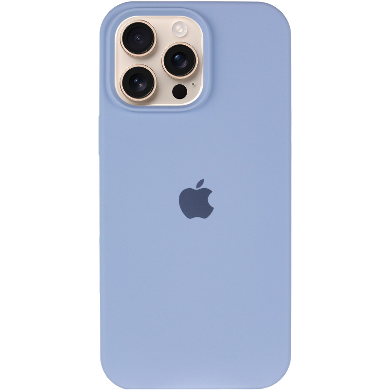 Фото Чехол Silicone Case Full Protective (AA) для Apple iPhone 14 Pro Max (6.7") (Голубой / Lilac Blue) на vchehle.ua
