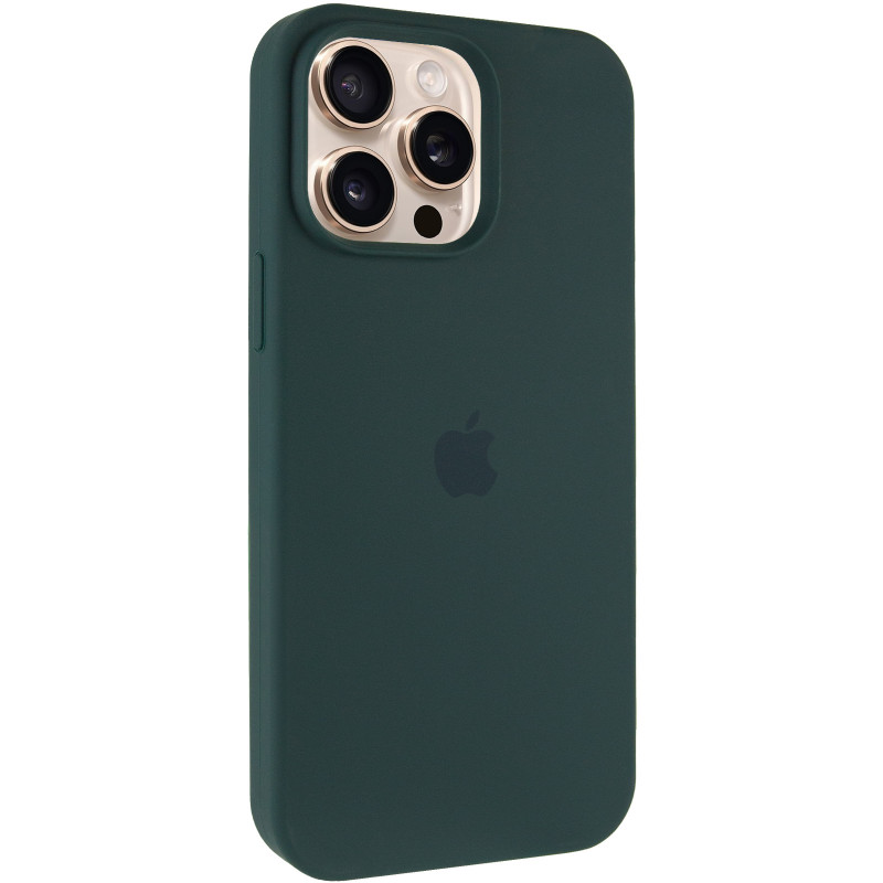 Чехол Silicone Case Full Protective (AA) для Apple iPhone 14 Pro Max (6.7") (Зеленый / Forest green)