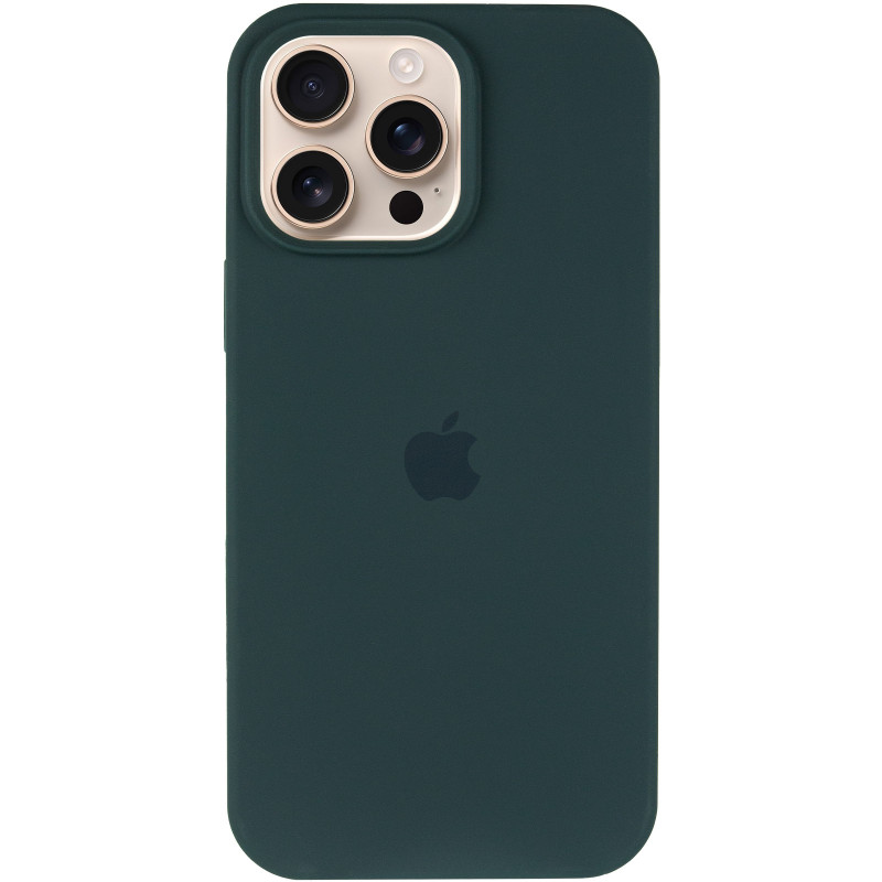 Фото Чохол Silicone Case Full Protective (AA) на Apple iPhone 14 Pro Max (6.7") (Зелений / Forest green) на vchehle.ua