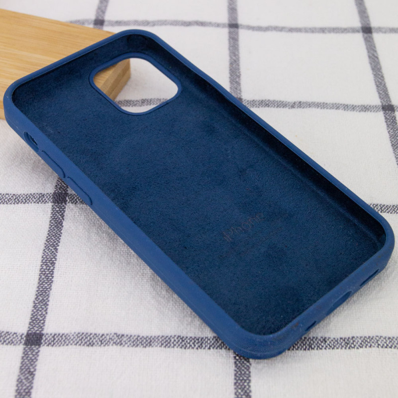 Фото Чехол Silicone Case Full Protective (AA) для Apple iPhone 14 Pro Max (6.7") (Синий / Navy Blue) в магазине vchehle.ua