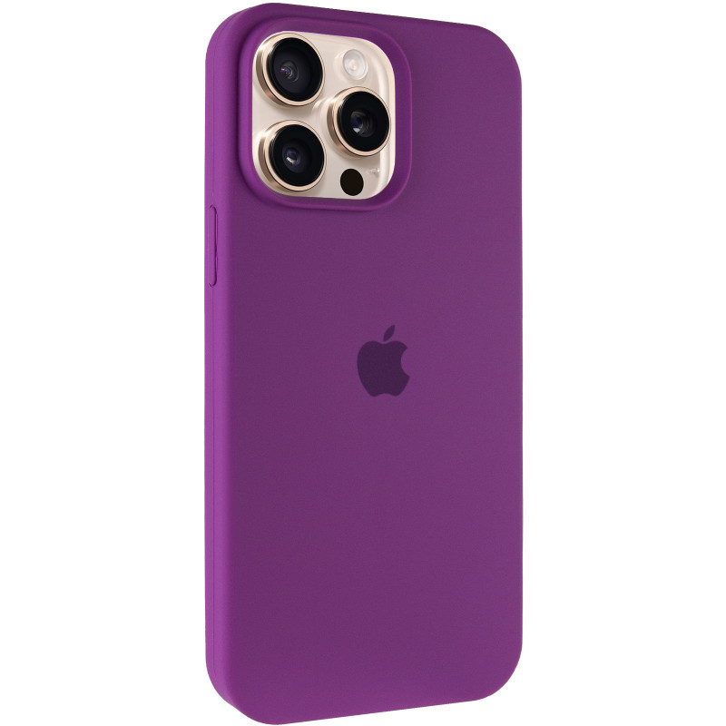 Чехол Silicone Case Full Protective (AA) для Apple iPhone 14 Pro Max (6.7") (Фиолетовый / Grape)