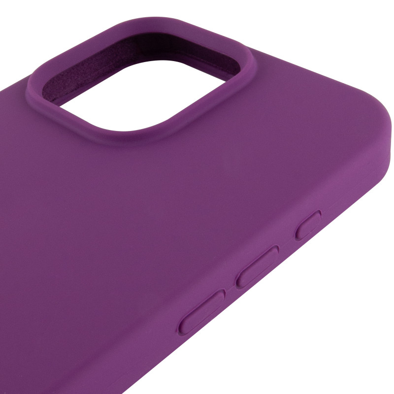 Чехол Silicone Case Full Protective (AA) для Apple iPhone 14 Pro Max (6.7") (Фиолетовый / Grape) в магазине vchehle.ua