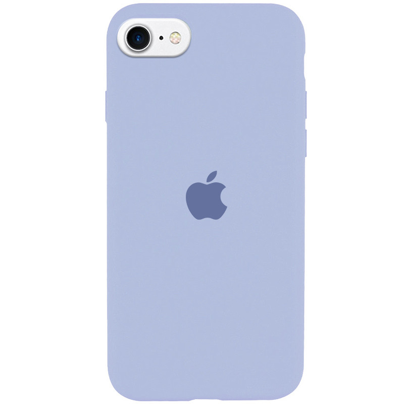 Чохол Silicone Case Full Protective (AA) на Apple iPhone SE (2020) / 7 / 8 (4.7") (Блакитний / Lilac Blue)