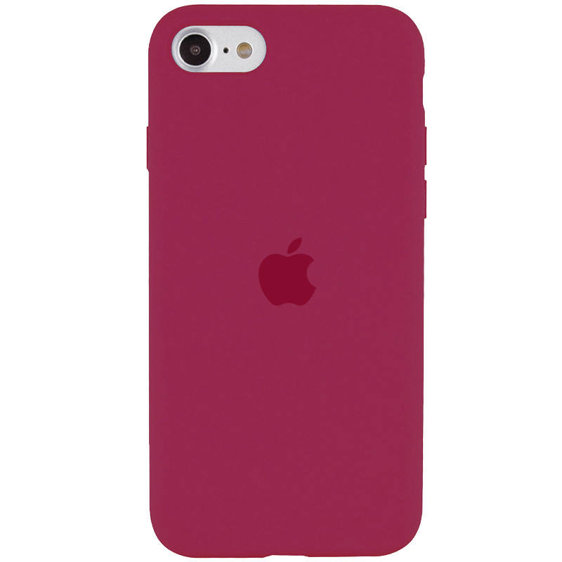 Чехол Silk Full Protective (AA) для Apple iPhone SE (2020) / 7 / 8 (4.7") (Красный / Rose Red)