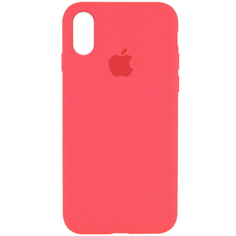 Чехол Silk Full Protective (AA) для Apple iPhone XR (6.1") (Арбузный / Watermelon red)