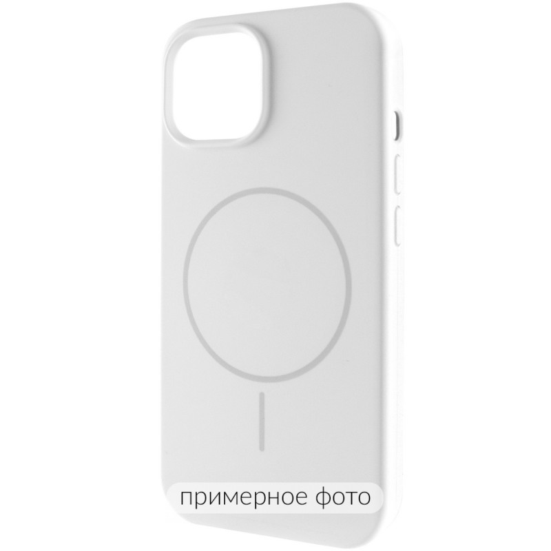 Чехол Silk Full Protective (AA) NO LOGO with Magnetic Fit для Apple iPhone 17 (6.3") (Белый / White)