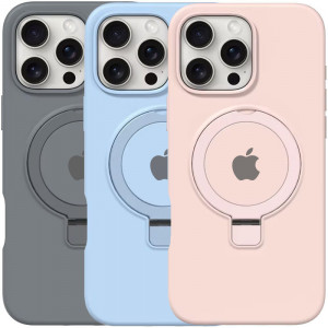 Чехол Silicone Case Full Protective with Ring для Apple iPhone 16 Pro Max (6.9")