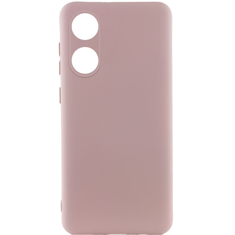 Чохол Silicone Cover Lakshmi Full Camera (A) на Oppo A58 4G (Рожевий / Pink Sand)