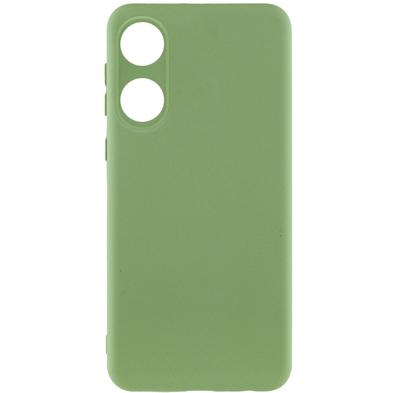 Чохол Silicone Cover Lakshmi Full Camera (A) на Oppo A58 4G (Зелений / Pistachio)