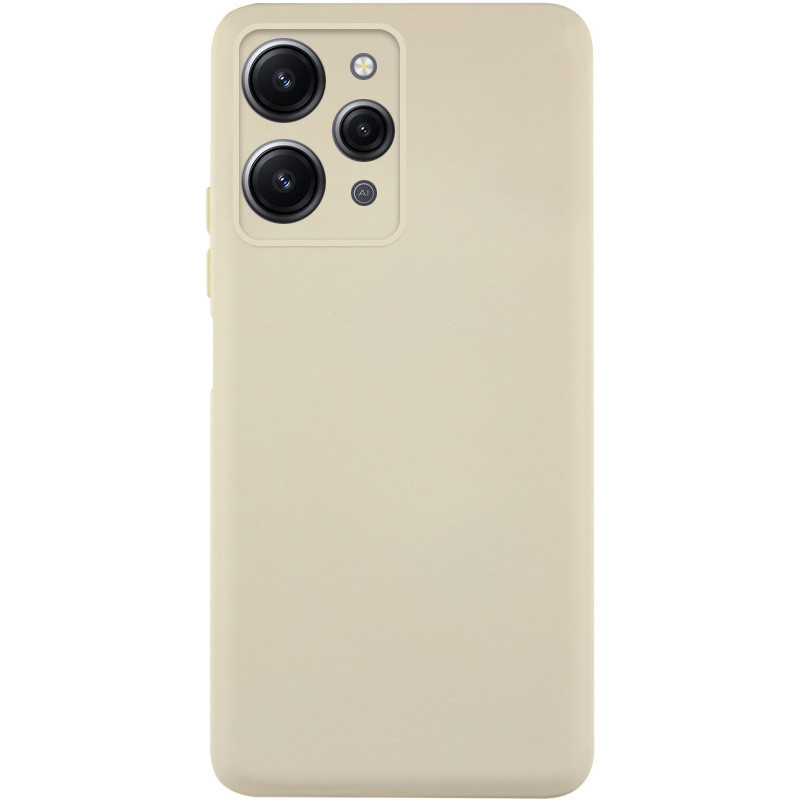 Чехол Silicone Cover Lakshmi Full Camera (A) для Xiaomi Redmi 12 (Песочный / Sand)