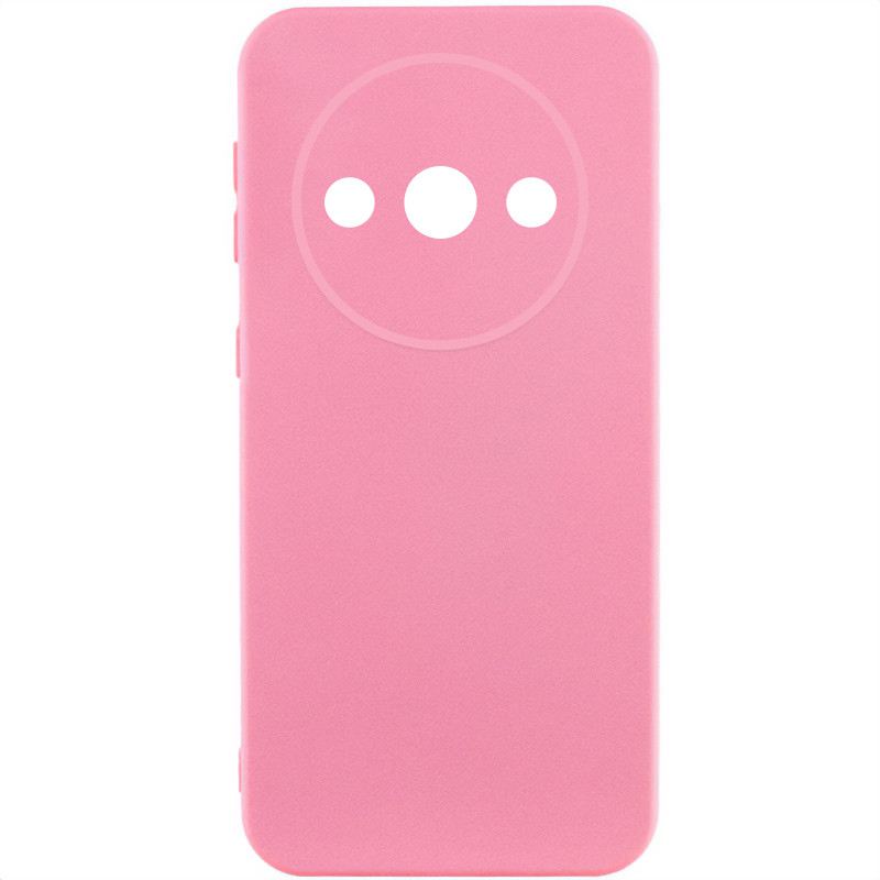 Чохол Silicone Cover Lakshmi Full Camera (A) на Xiaomi Redmi A3 (Рожевий / Pink)