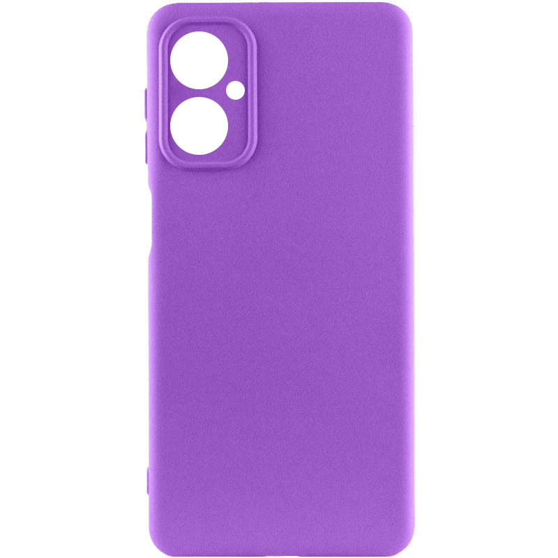 Чехол Silicone Cover Lakshmi Full Camera (AA) для Motorola Moto G14 (Фиолетовый / Purple)