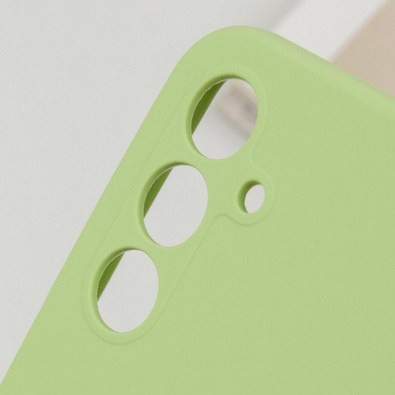 Заказать Чехол Silicone Cover Lakshmi Full Camera (AA) для Samsung Galaxy A14 4G/5G (Зеленый / Pistachio) на vchehle.ua