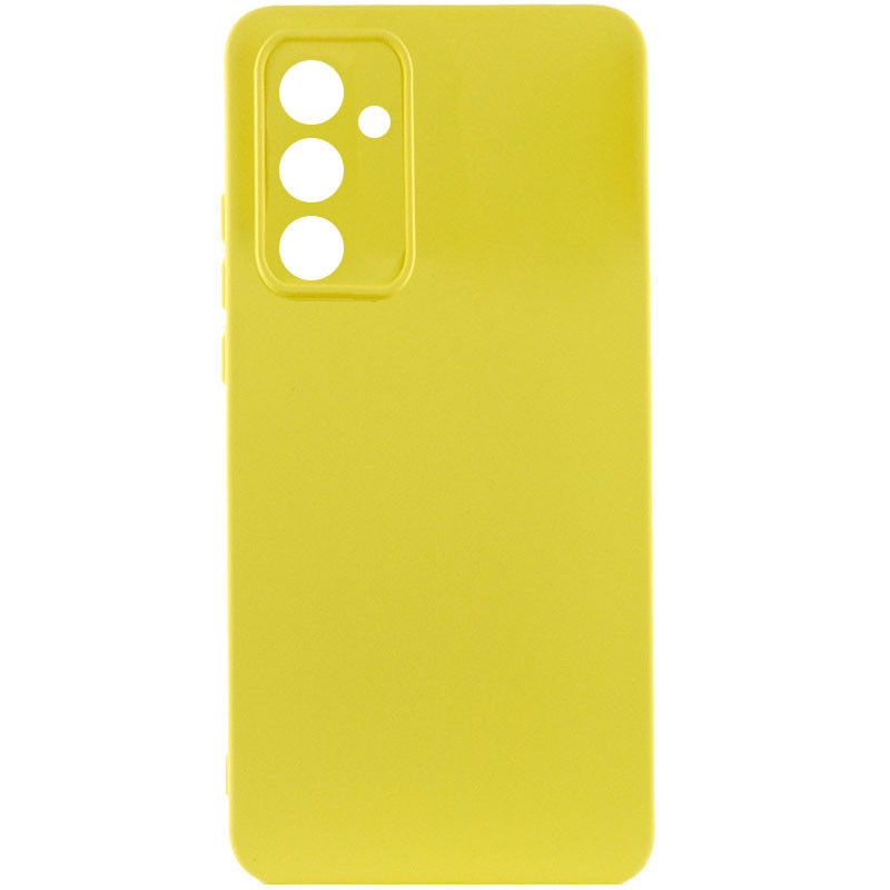 Чехол Silicone Cover Lakshmi Full Camera (AA) для Samsung Galaxy A34 5G (Желтый / Flash)