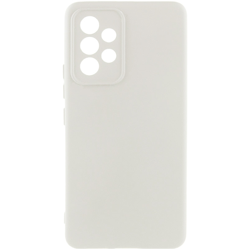 Чехол Silicone Cover Lakshmi Full Camera (AA) для Samsung Galaxy A32 4G (Белый / White)
