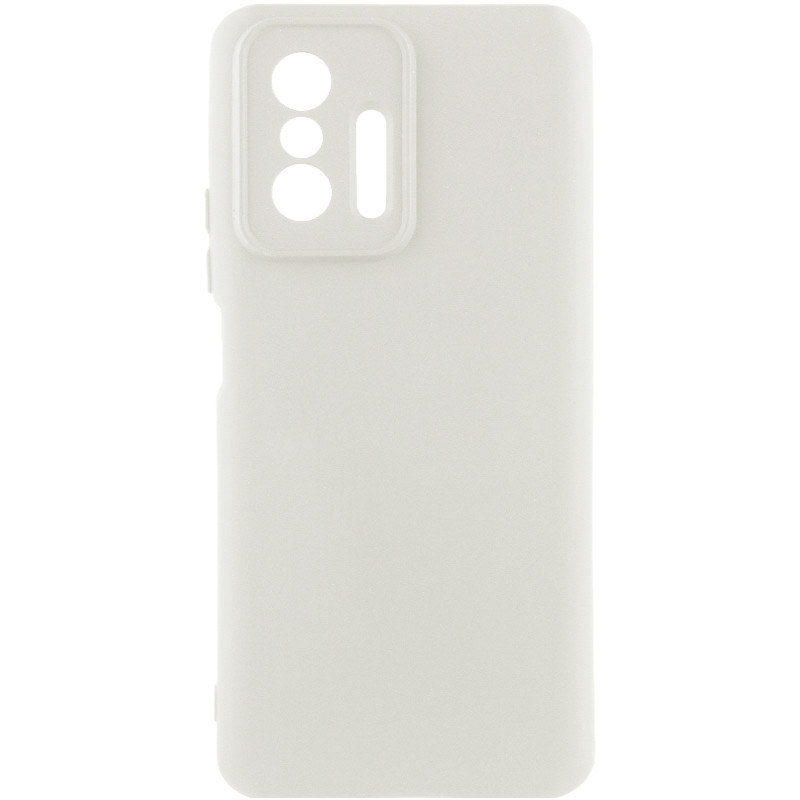 Чехол Silicone Cover Lakshmi Full Camera (AA) для Xiaomi 11T / 11T Pro (Белый / White)