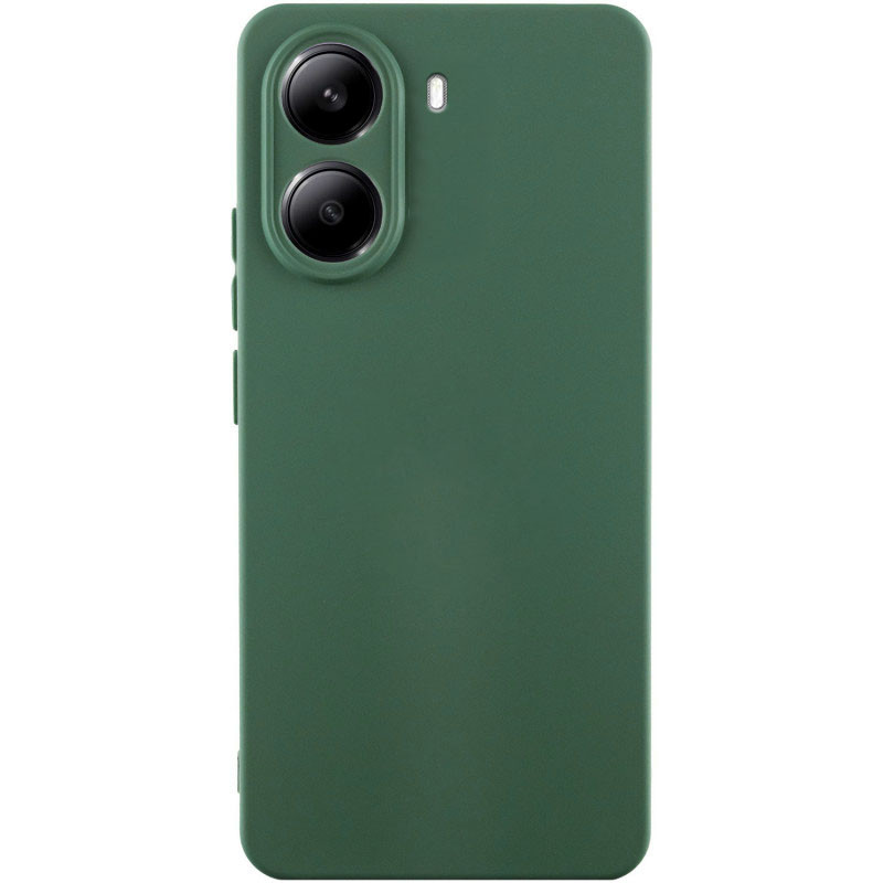 Чехол Silicone Cover Lakshmi Full Camera (AA) для Xiaomi Poco X7 Pro (Зеленый / Dark green)