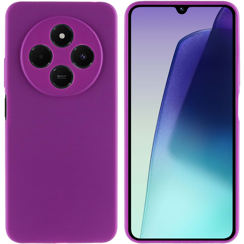 Фото Чехол Silicone Cover Lakshmi Full Camera (AA) для Xiaomi Redmi 14C / Poco C75 (Фиолетовый / Purple) в магазине vchehle.ua