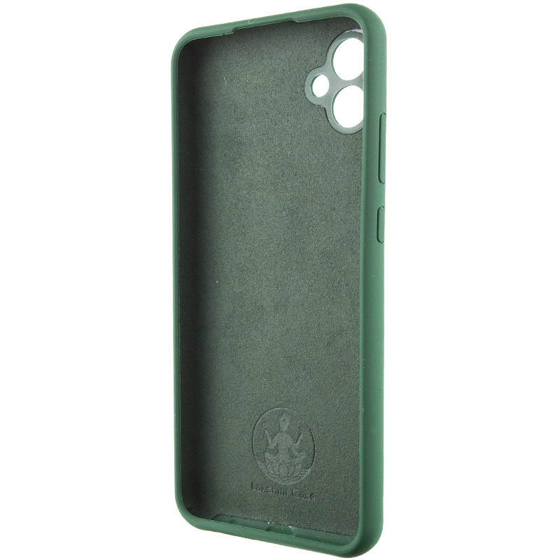 Фото Чехол Silicone Cover Lakshmi Full Camera (AA) with logo для Samsung Galaxy A05 (Зеленый / Dark green) в магазине vchehle.ua