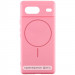 Чехол Silicone Cover Lakshmi Full Camera (AA) with Magnetic Fit для Google Pixel 8 (Розовый / Light pink)