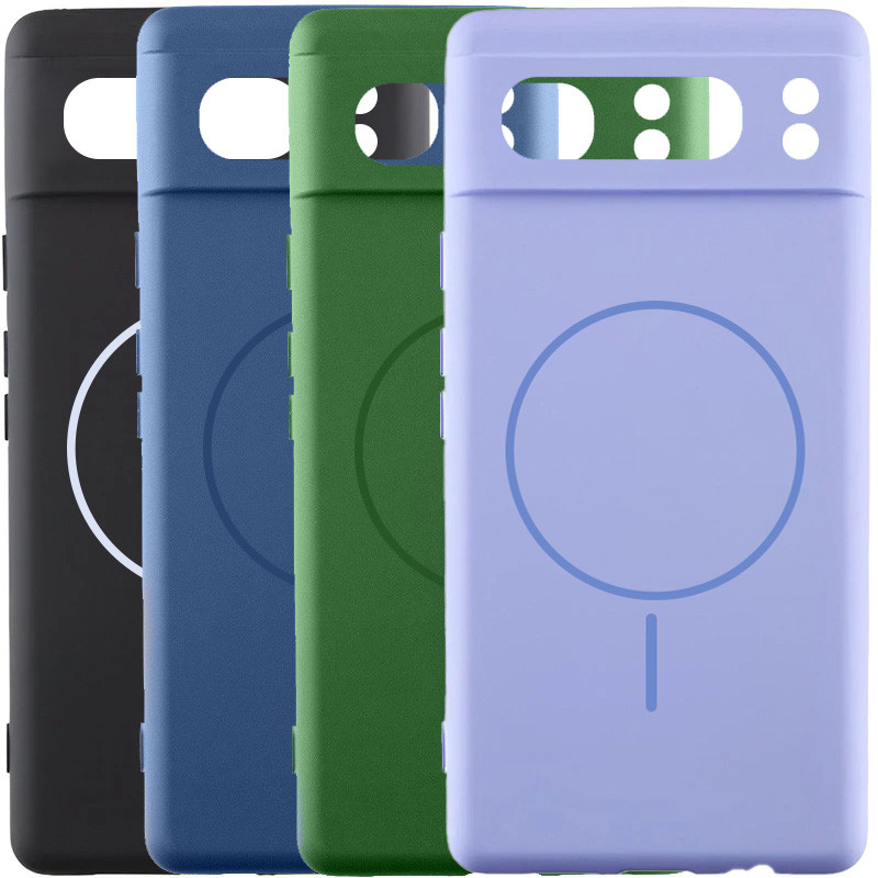 Чехол Silicone Cover Lakshmi Full Camera (AA) with Magnetic Fit для Google Pixel 8 Pro