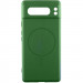 Чехол Silicone Cover Lakshmi Full Camera (AA) with Magnetic Fit для Google Pixel 8 Pro (Зеленый / Dark green)